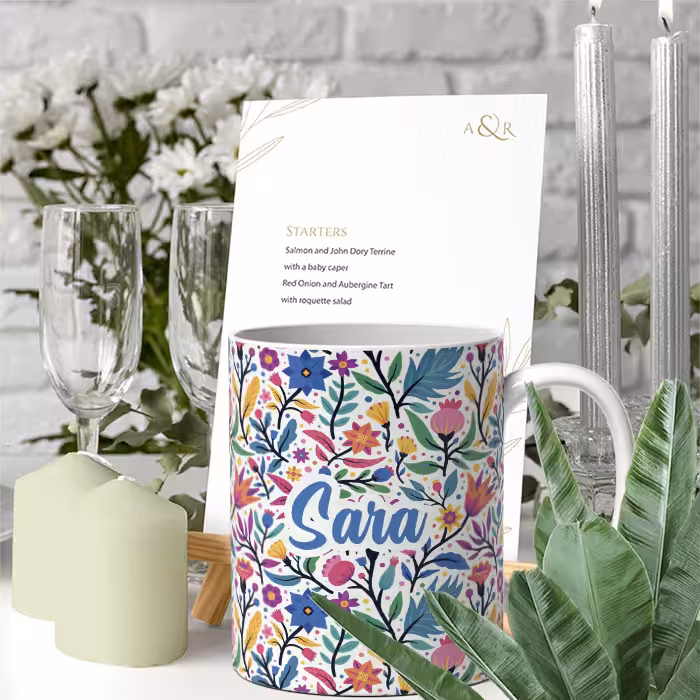 ماگ رژارت مدل اسم سارا