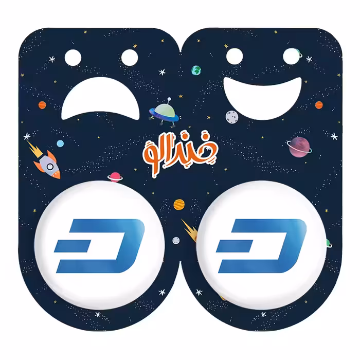 پیکسل خندالو مدل ارز دیجیتال دش کد 4079 به همراه مگنت