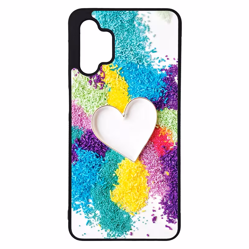 کاور طرح قلبی کد G-149 مناسب برای گوشی موبایل سامسونگ Galaxy A32 5G | دیجی قاب دونی