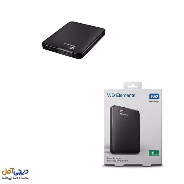 هارد اکسترنال Elements وسترن دیجیتال 1 ترابایت