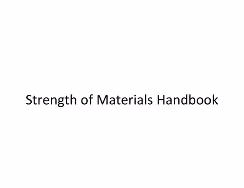 خرید و دانلود نسخه کامل کتاب Strength of materials handbook