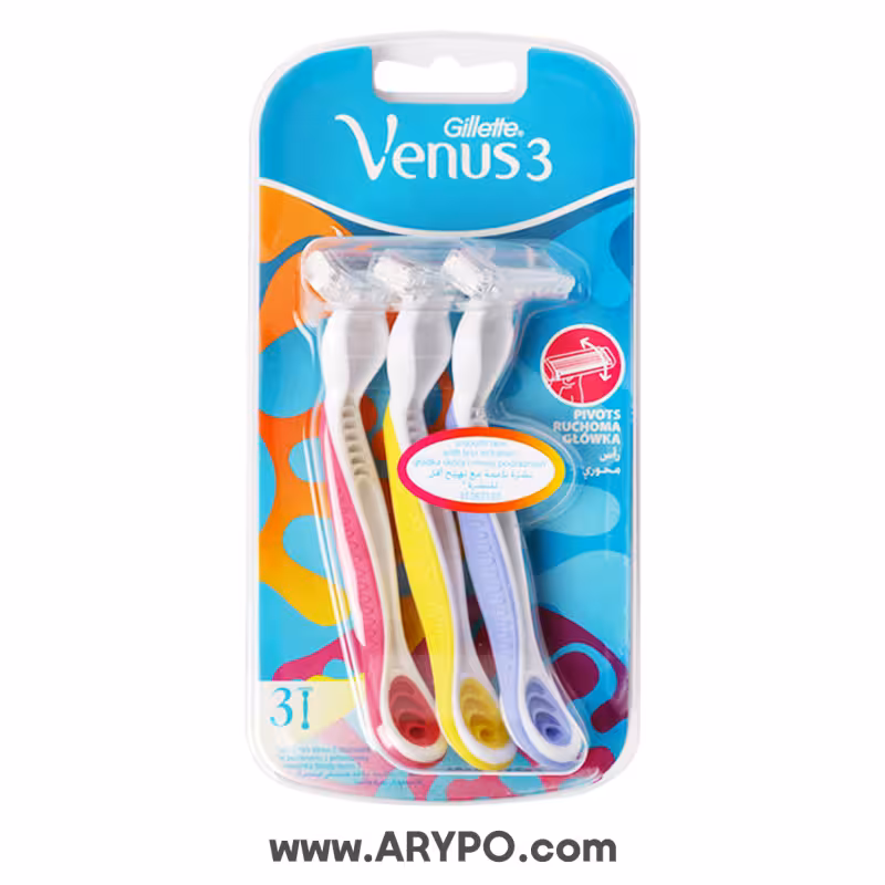 تیغ سه تایی ژیلت مدل VENUS سه لبه