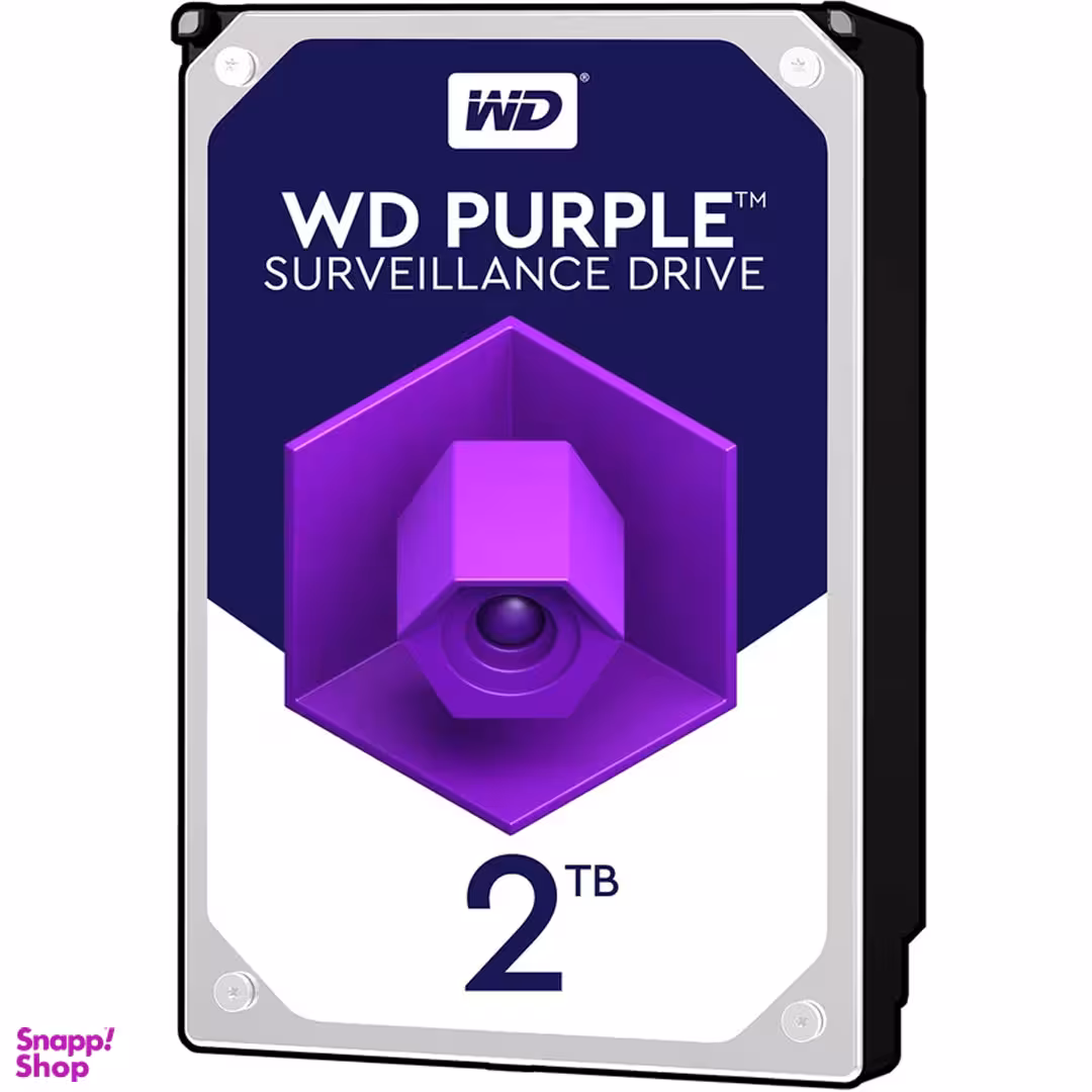 هارددیسک اینترنال وسترن دیجیتال مدل Purple WD20EJRX ظرفیت 2 ترابایت