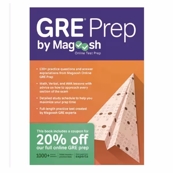 کتاب GRE Prep by Magoosh