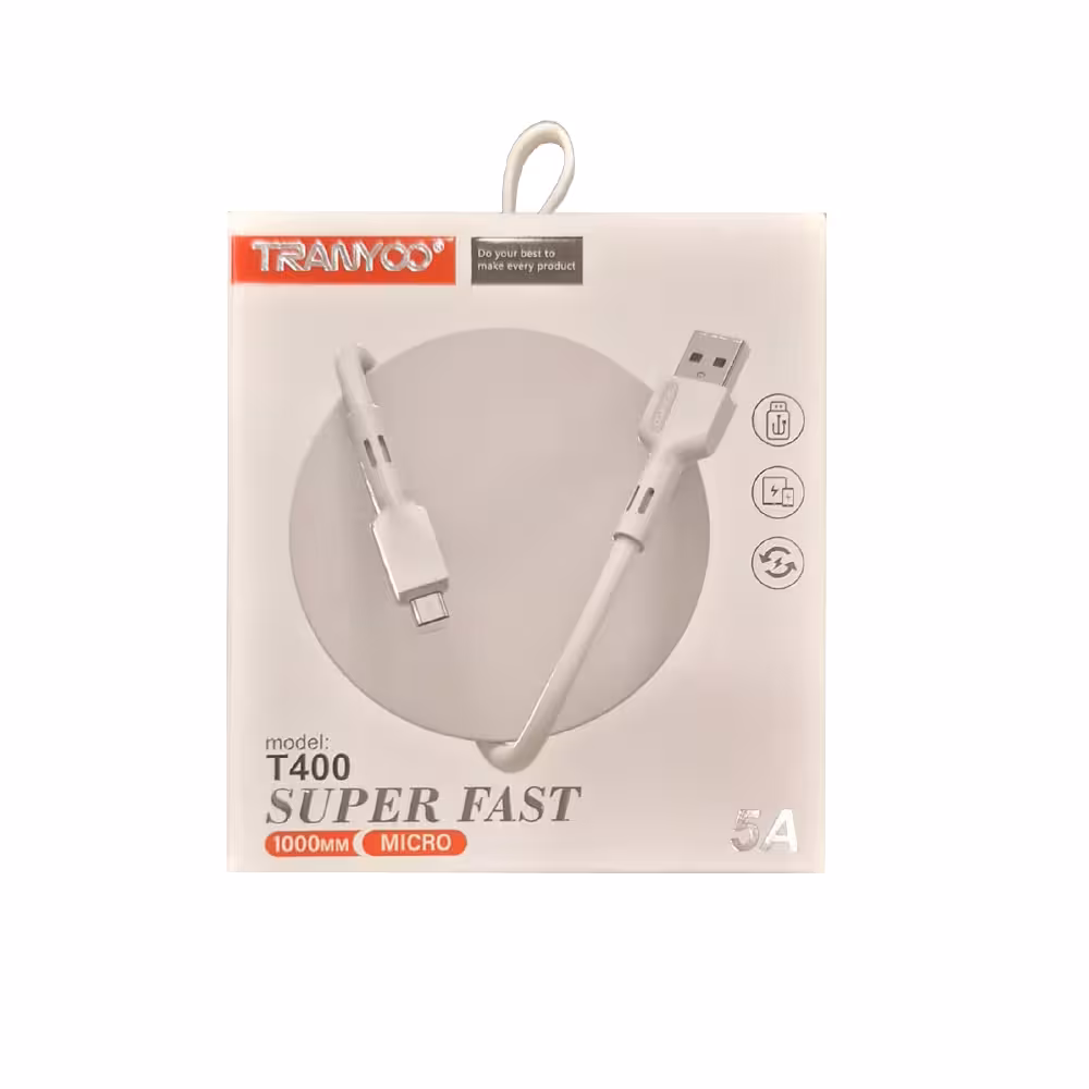 کابل تبدیل USB به microUSB ترانیو مدل T400