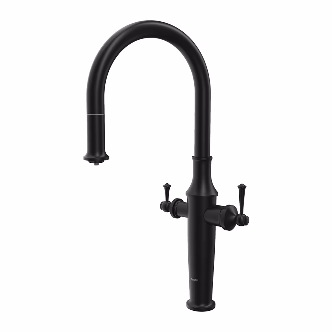 شیر ظرفشویی شاوری دومنظوره کسری مدل اسپوزا مشکی