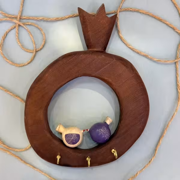 جاکلیدی جوجه پرنده جفتی طرح هشت