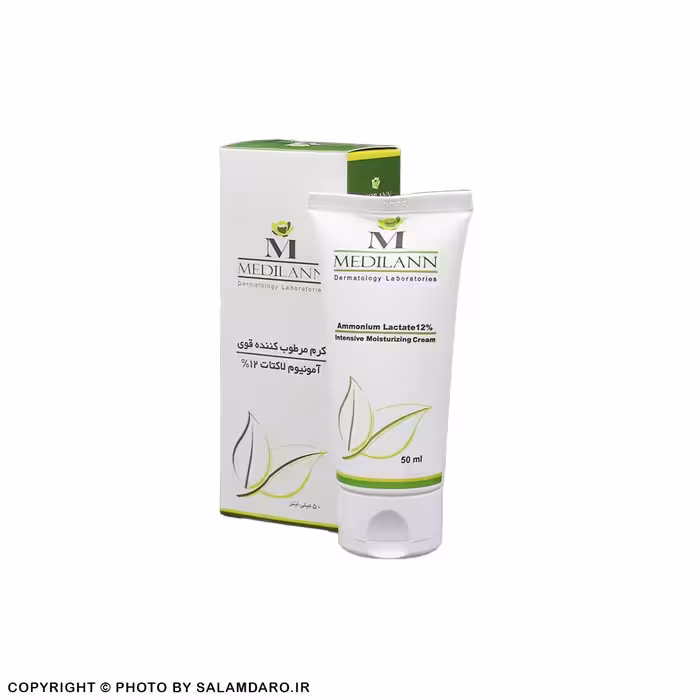 کرم مرطوب کننده قوی آمونیوم لاکتات 12% مدیلن