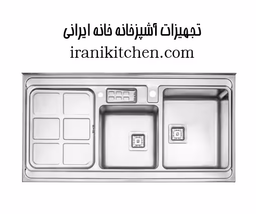 سینک  استیل البرز مدل 855 روکار