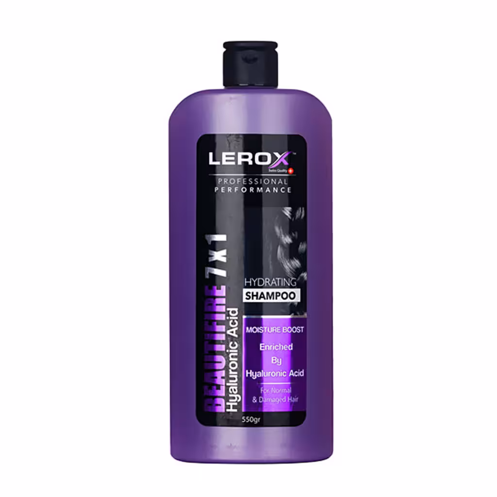شامپو 7 در 1موی معمولی بیوتی فالر 550 گرم لروکس LEROX