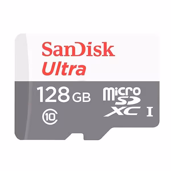 کارت حافظه microSDXC سن دیسک مدل Ultra کلاس 10 استاندارد UHS-I U1 سرعت 100MBps ظرفیت 128 گیگابایت