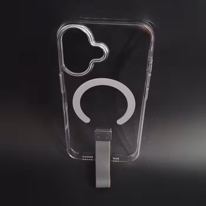 قاب موبایل مگسیف بند دار مناسب گوشی سامسونگ رنگ طوسی