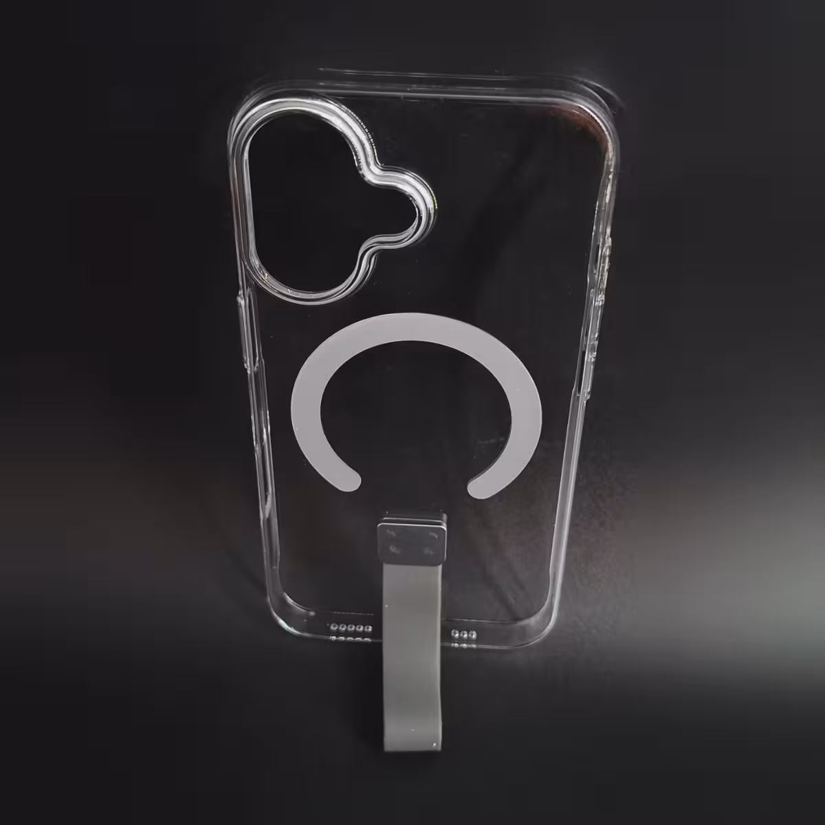 قاب موبایل مگسیف بند دار مناسب گوشی سامسونگ رنگ طوسی