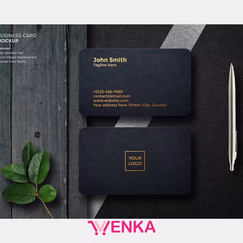 موکاپ کارت ویزیت کد4620