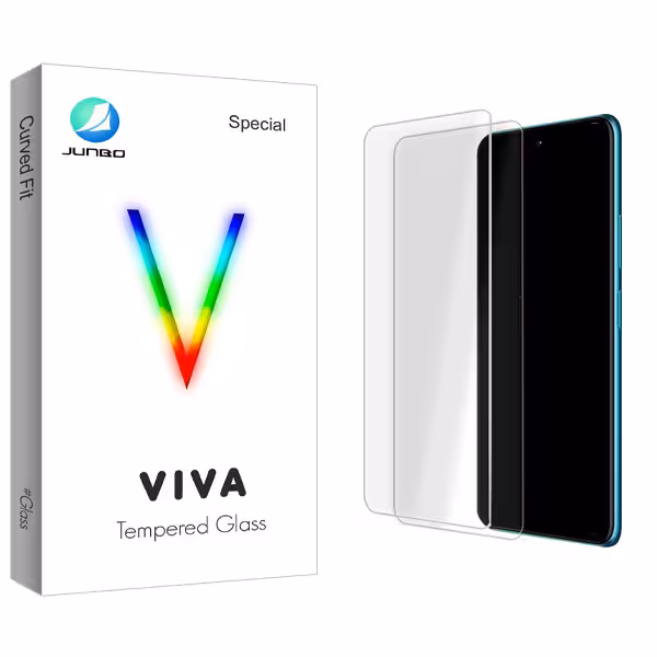 محافظ صفحه نمایش شیشه ای جانبو مدل Viva Glass MIX2 مناسب برای گوشی موبایل شیائومی Mi 10T Lite بسته دو عددی