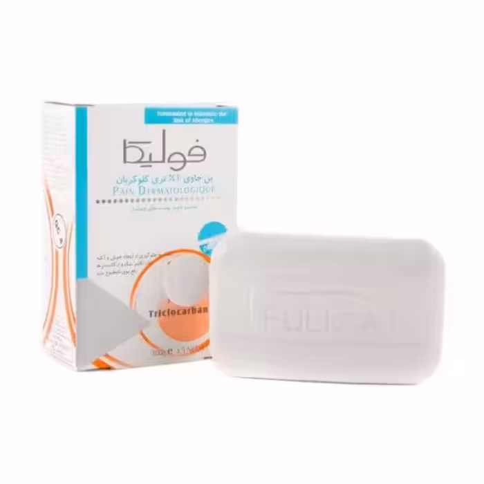 پن ضد قارچ فولیکا حاوی 1% تری کلوکربان پوست چرب و جوش‌دار (100 گرم)