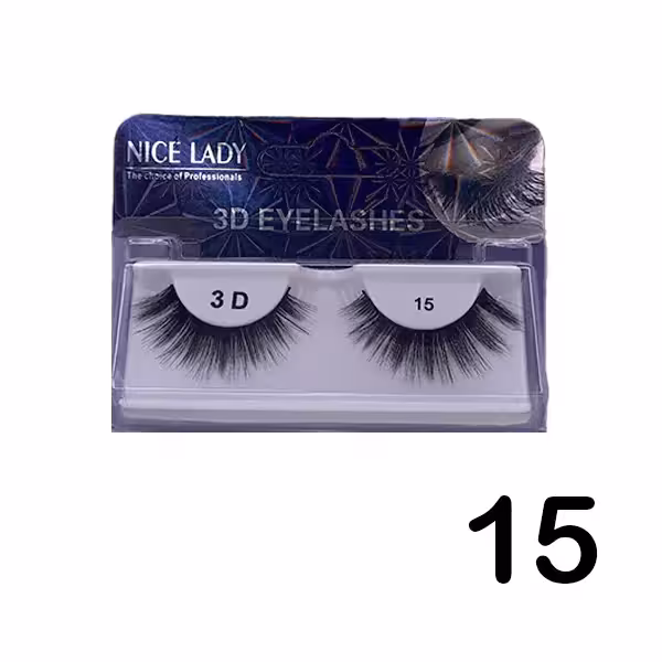 مژه جفتی 3D نایس لیدی شماره 15