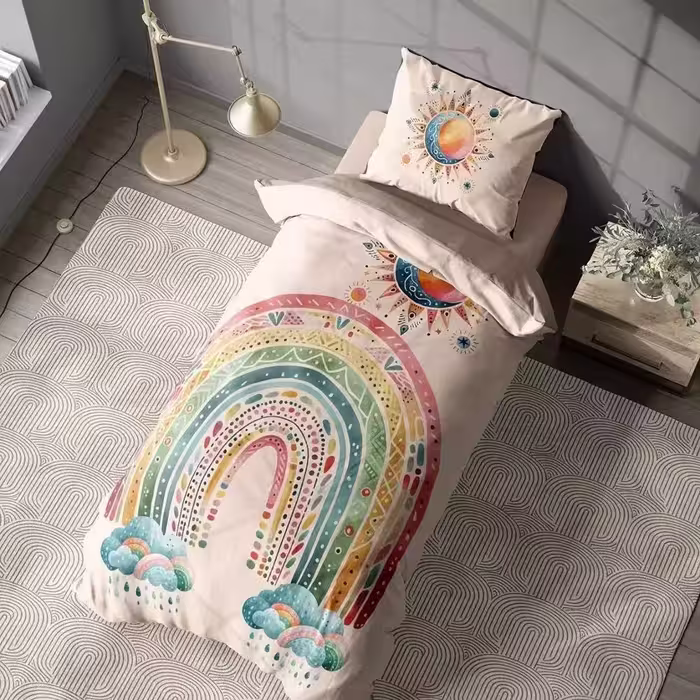 روتختی سه بعدی طرح رنگین کمان کد 153