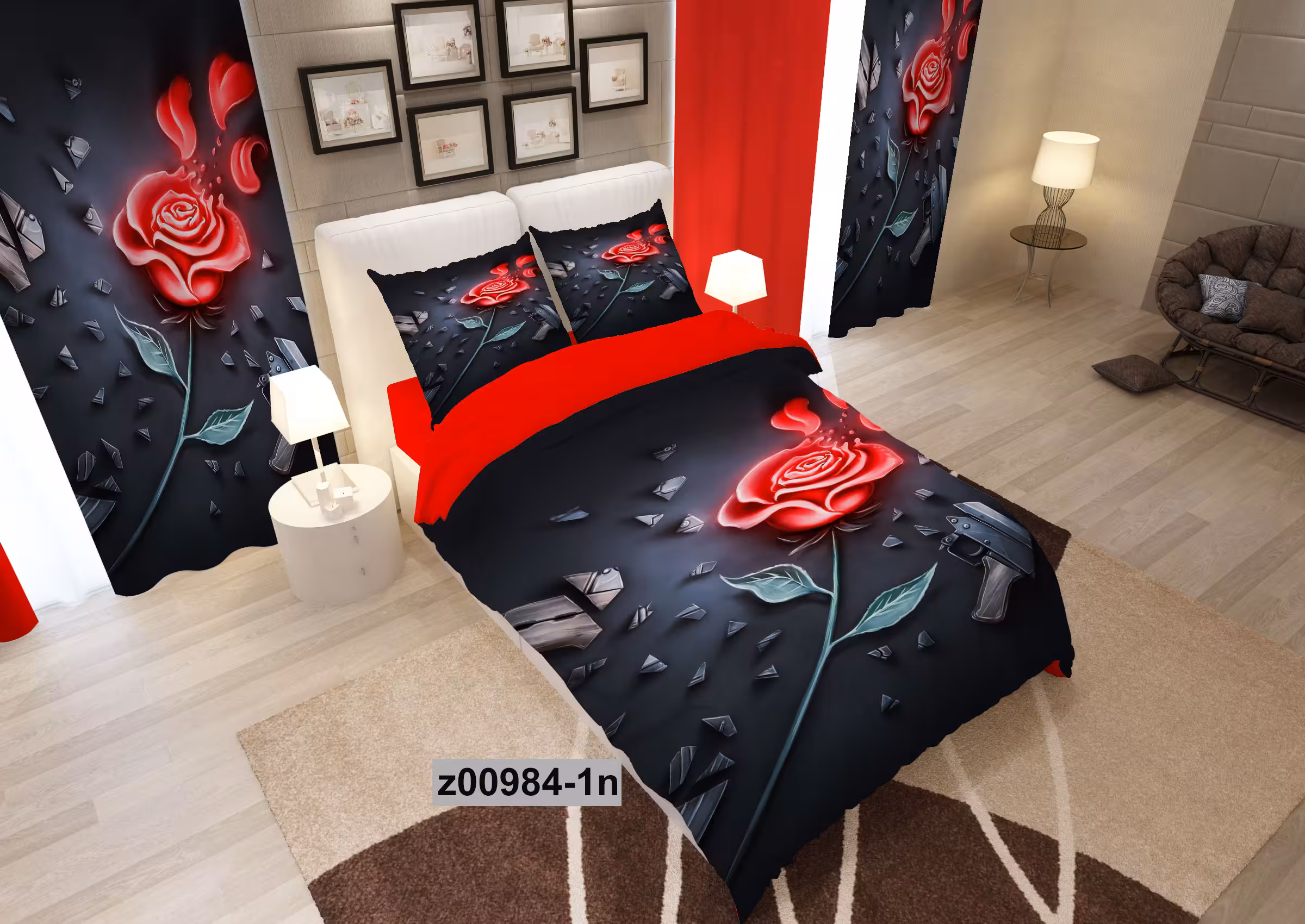 لحاف روتختی تنسل سه بعدی (3D) کالای خواب متین کد 984