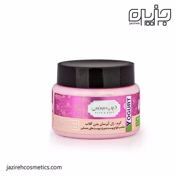 کرم ژل آبرسان بدن گلاب دیپ سنس 250 میل