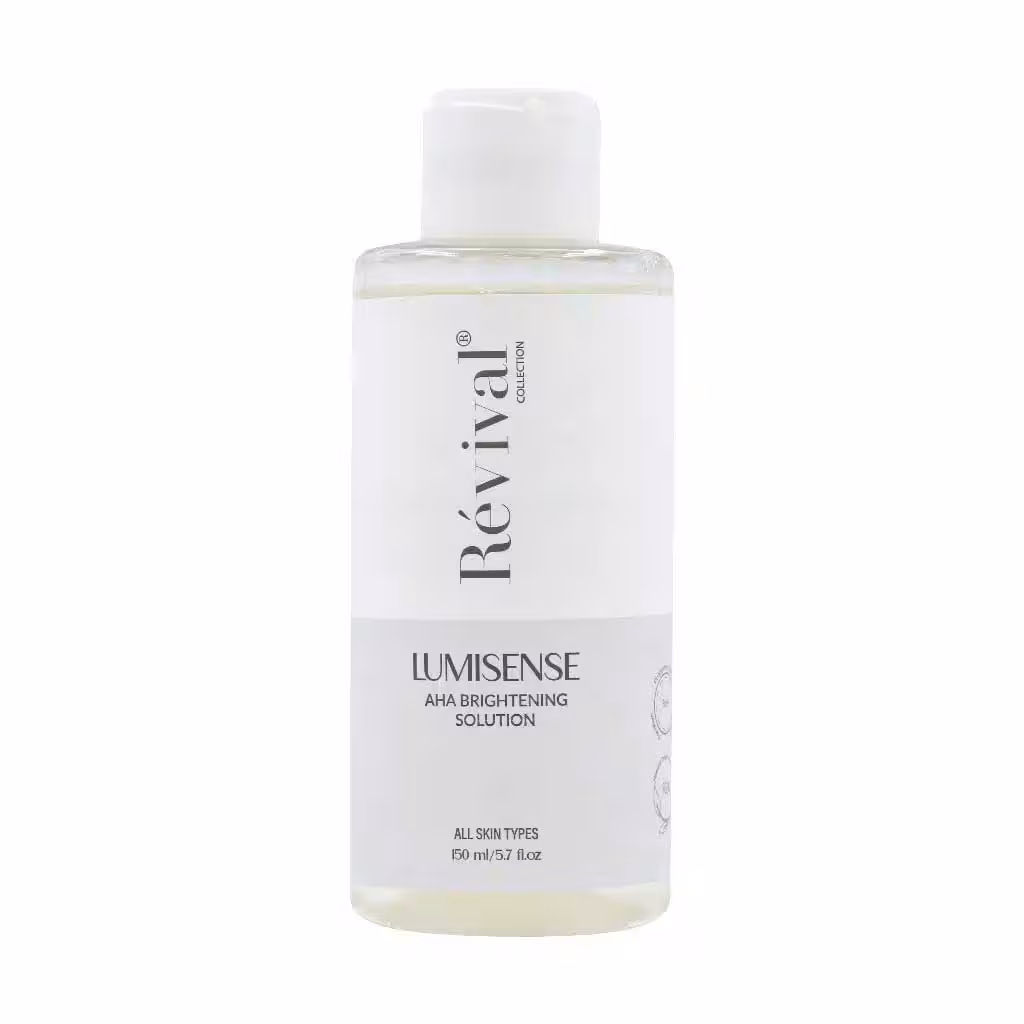 محلول پاک کننده و روشن کننده آ اچ آ رویوال 150میلی لیتر | Revival Lumisense AHA Brightening Solution