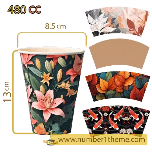 لیوان کاغذی 480 سی سی