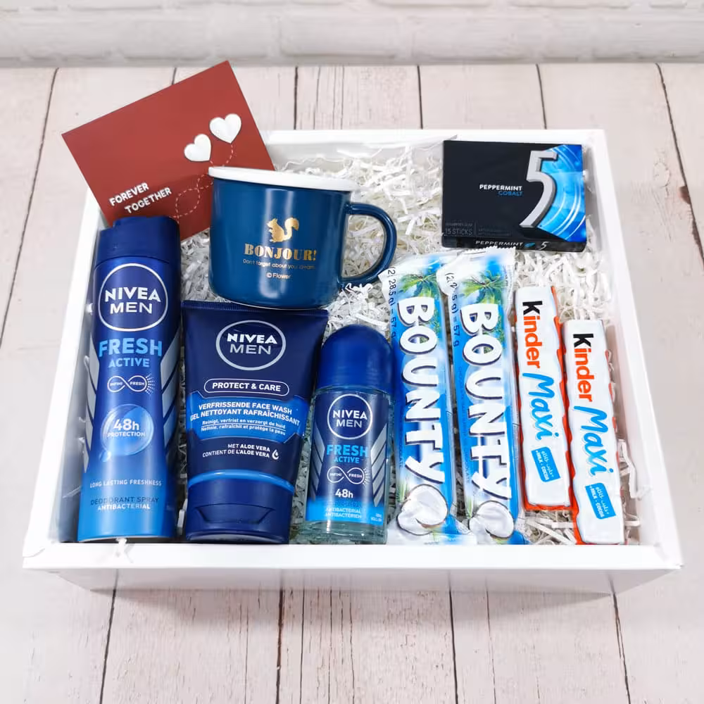 باکس هدیه ولنتاین مردانه کد V751