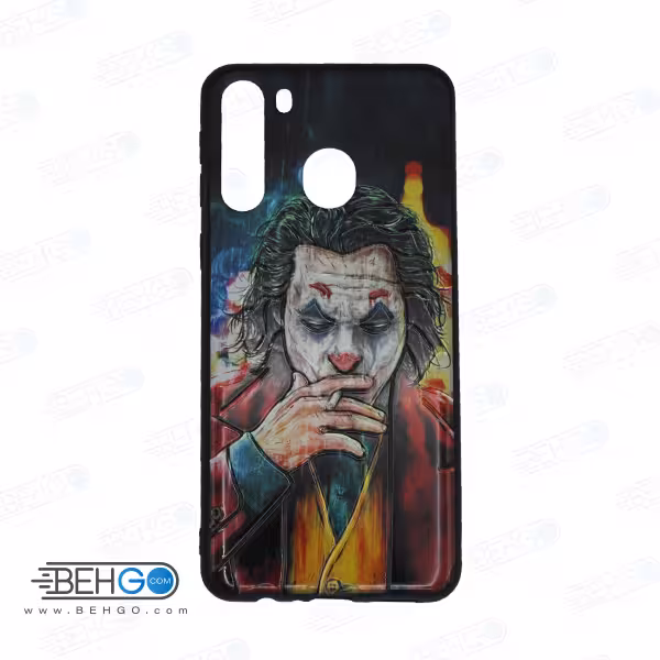 قاب گوشی سامسونگ A21 کاور سامسونگ A21 قاب A21 با عکس جوکر ، کد 1 محافظ ا21 گوشی موبایل سامسونگ Code 1 Joker Phone Case For Samsung A21