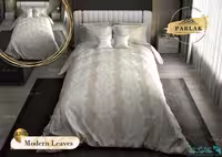 روتختی طرح Modern Leaves دونفره برند پارلاک کد A365