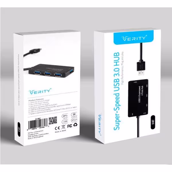 هاب وریتی USB30 HUB H407