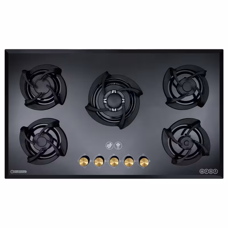 اجاق گاز صفحه ای درخشان مدل G609 پنج شعله
