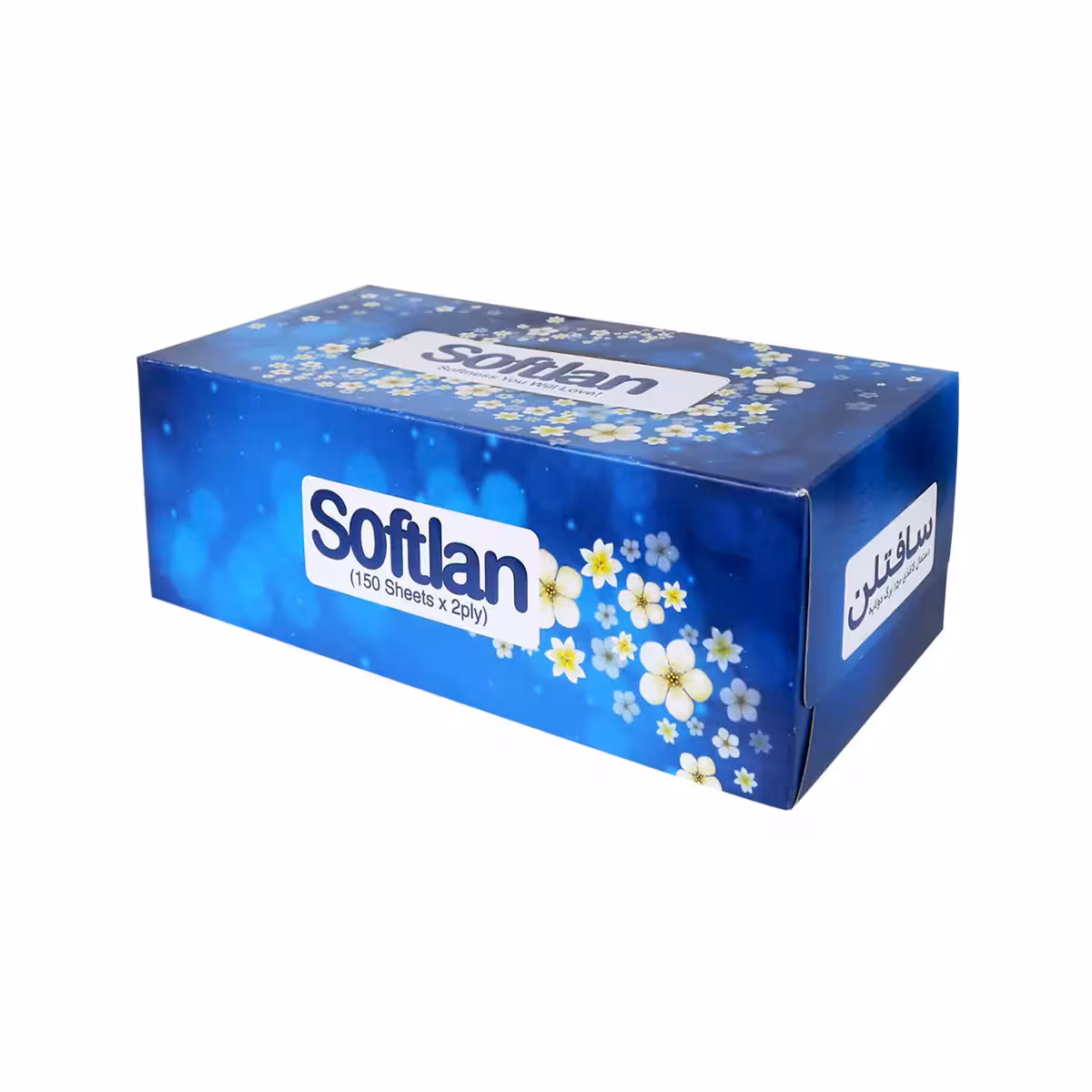 دستمال کاغذی 150 برگ دو لایه سافتلن