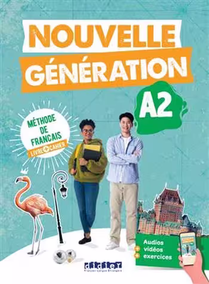 دانلود کتاب Nouvelle Generation A2 Livre   Cahier   MP3