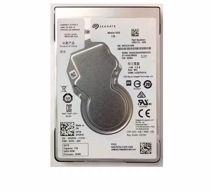 هارددیسک اینترنال لپ تاپی Seagate ST1000VT001 1T