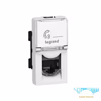 کیستون شبکه لگراند CAT6A SFTP یک ماژول باریک Keystone Network Legrand CAT6 SFTP Slim Module