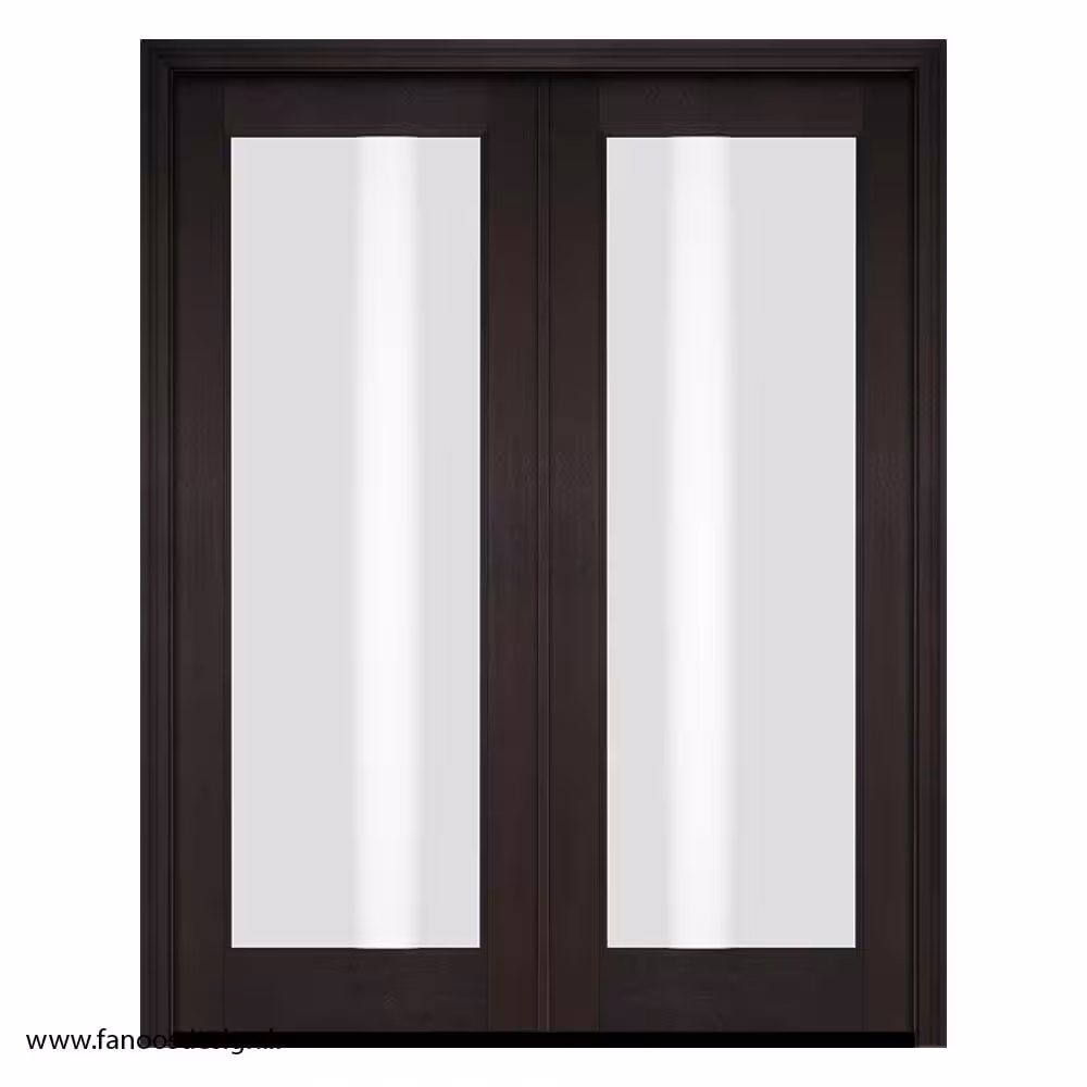 درب اتاق نشیمن با شیشه سندبلاست کد 1111