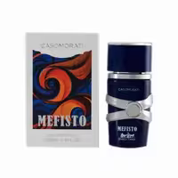 عطر کوچک مردانه جسیکا JESSICA TWAIN رایحه کازاموراتی مفیستو CASOMORATI حجم 25 میلی لیتر