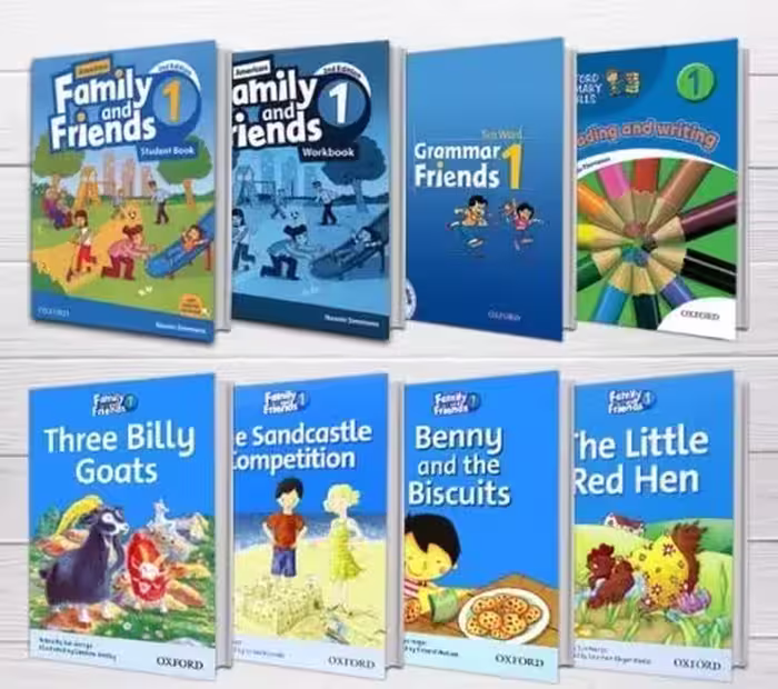 پکیج کامل فمیلی اند فرندز 1 | کتاب انگلیسی Family and Friends 1