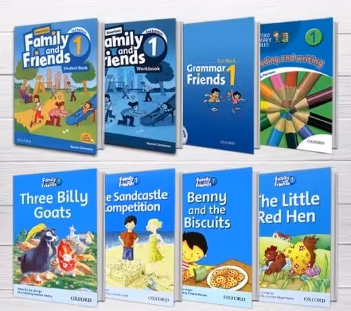 پکیج کامل فمیلی اند فرندز 1 | کتاب انگلیسی Family and Friends 1