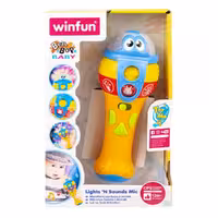 میکروفون موزیکال چراغ‌دار winfun