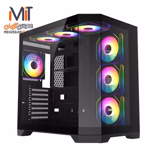 کیس کامپیوتر گیمینگ گیم مکس مدل HYPE-A BK