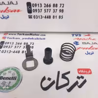 فیبر و فنر 3 تکه داخل درب کلاچ پالس