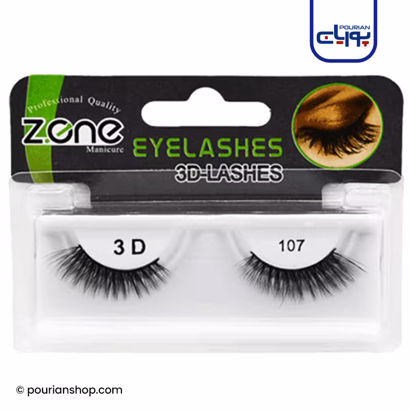 نیم مژه مصنوعی سه بعدی 107 زد وان