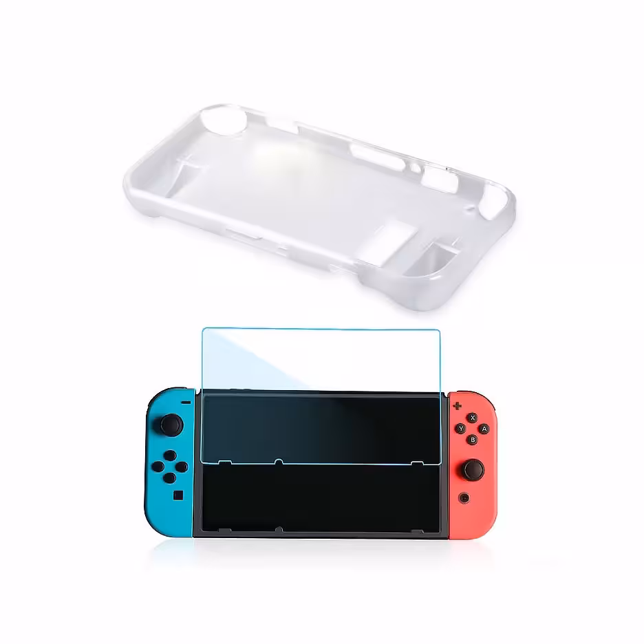 محافظ صفحه نمایش و قاب کریستالی برای Nintendo Switch