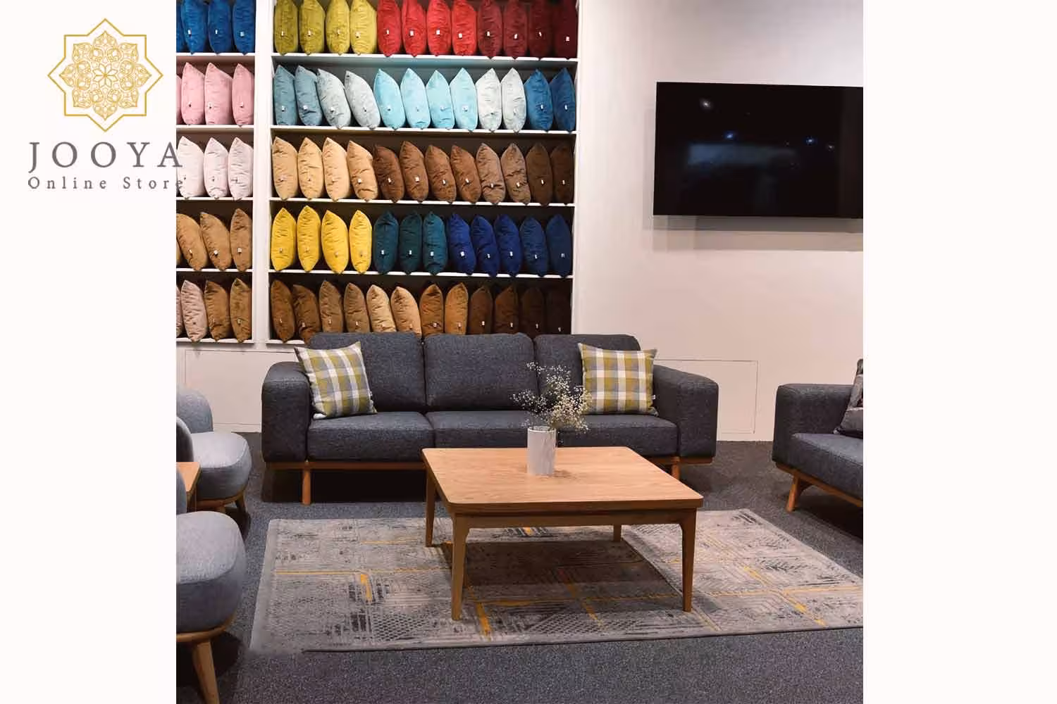 میز جلومبلی چوبی اورلاندو خودرنگ