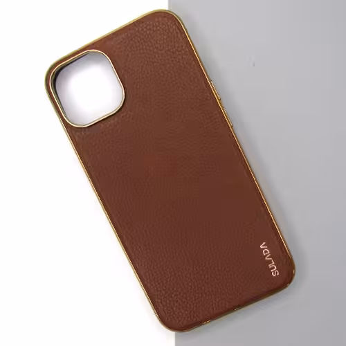 قاب ایفون 13/14 پشت چرمی SUADA (پک دار اصلی)