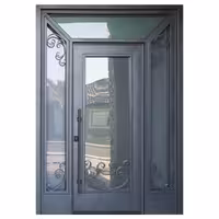 درب یک و نیم لنگه فلزی کد 1022