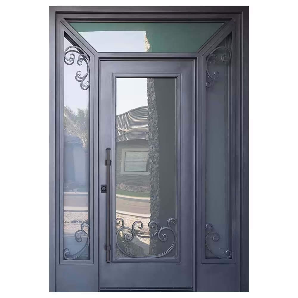 درب یک و نیم لنگه فلزی کد 1022