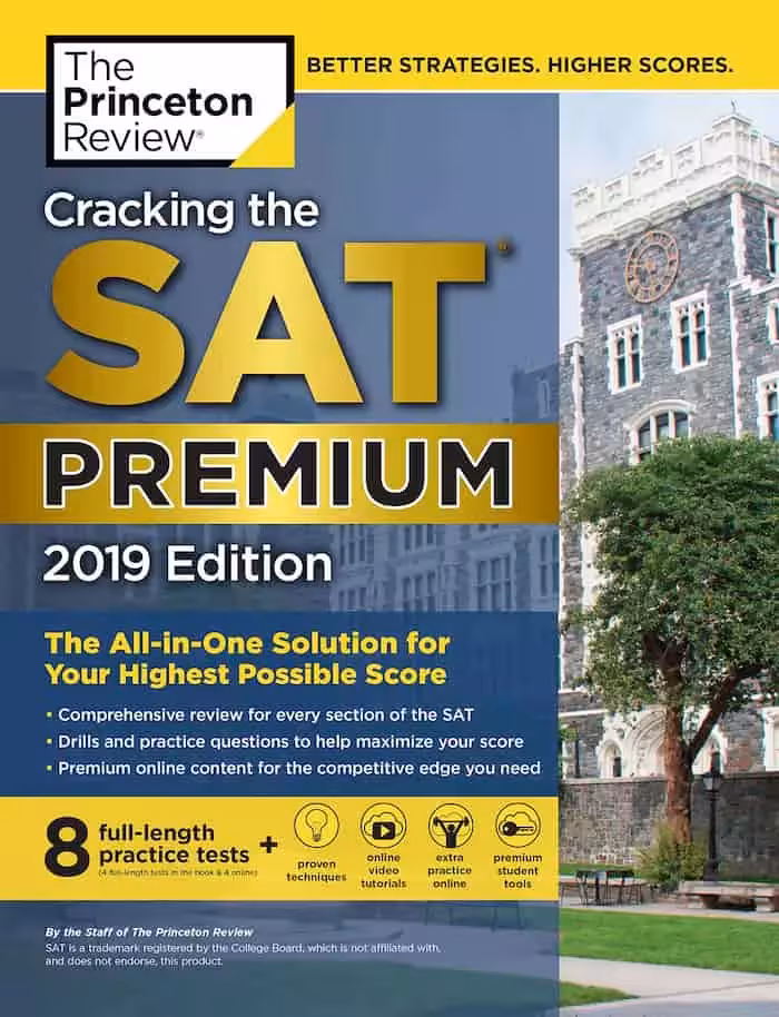 کرکینگ د اس ای تی پریمیوم | کتاب انگلیسی Cracking the SAT Premium