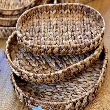 سینی حصیری ترکیه 3 تایی بیضی ACAR-019